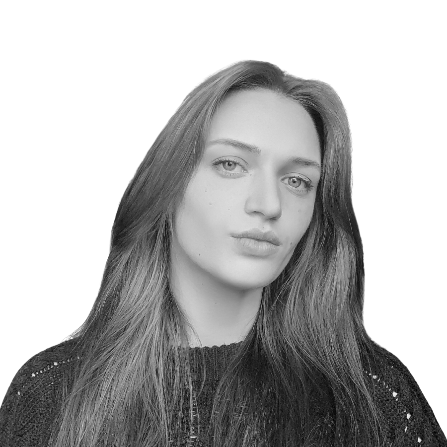 The image is a portrait-pic of one of our team-member: Cristina Hentea