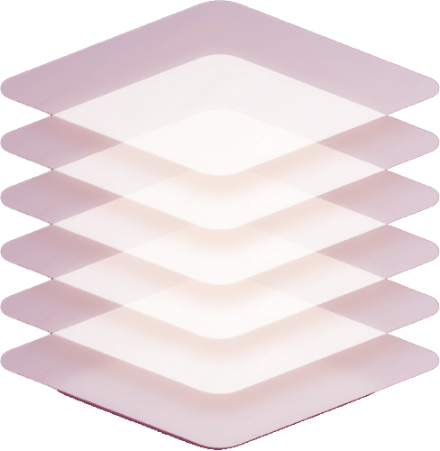 Stacked layers of customizable content