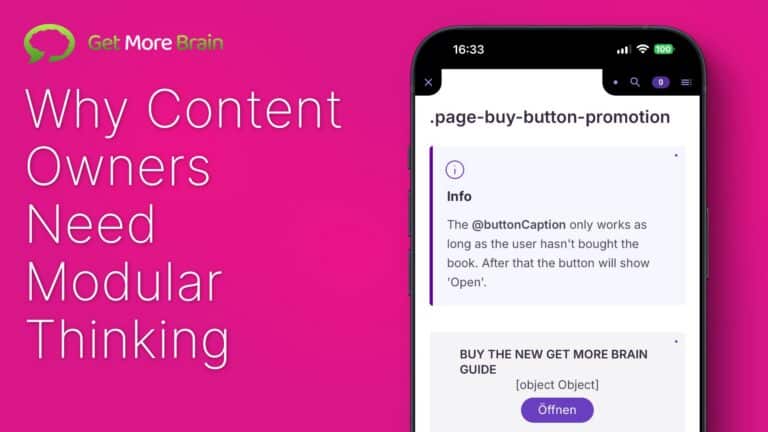 The Future of Content: Why Content Owners Need Modular Thinking