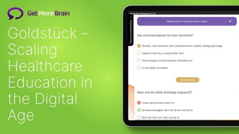 Goldstück – Scaling Nursing Education in the Digital Age