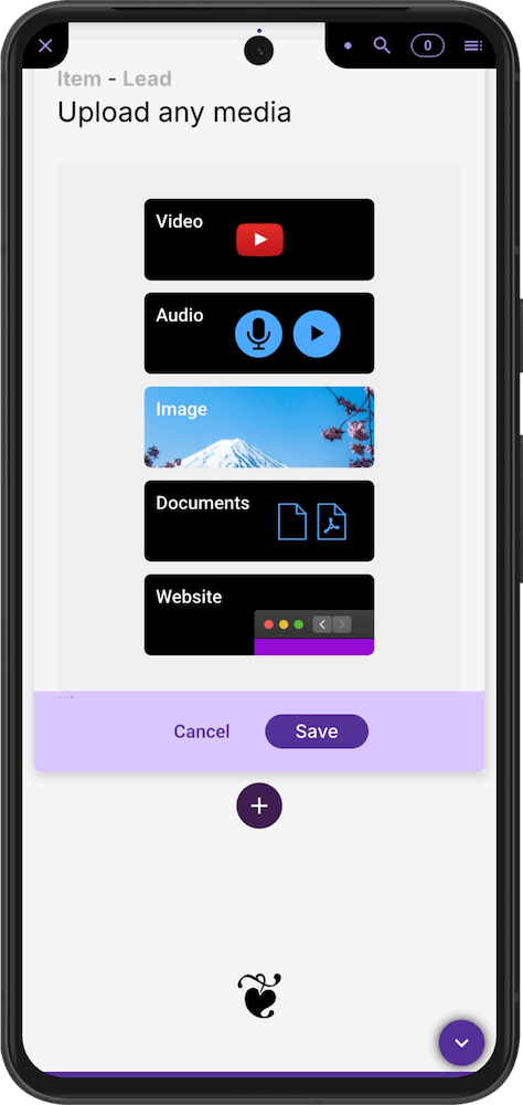 GMB Look Smartphone Workspace, Notebooks GMB Add Media
